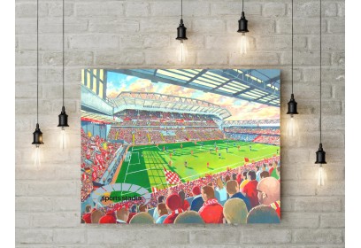 Liverpool FC Anfield Stadium Wall Art Canvas